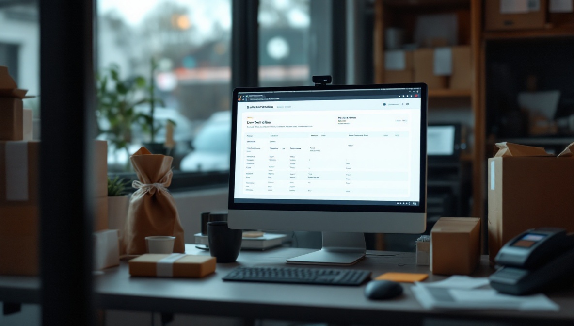 E-commerce operations desk in Gidle, Poland